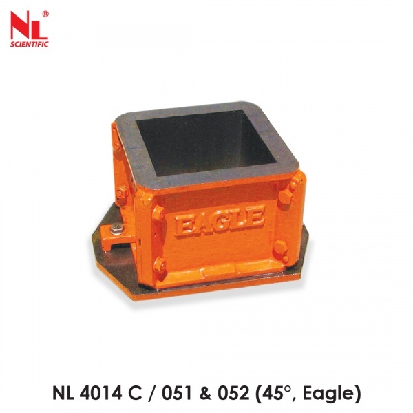 100mm and 150mm Cast Iron Cube Mould (45°, Eagle)