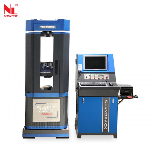 Universal Testing Machine 600kN Electro-Hydraulic Servo Control 