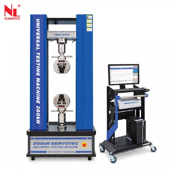Universal Testing Machine 200kN Servo Fully Automatic
