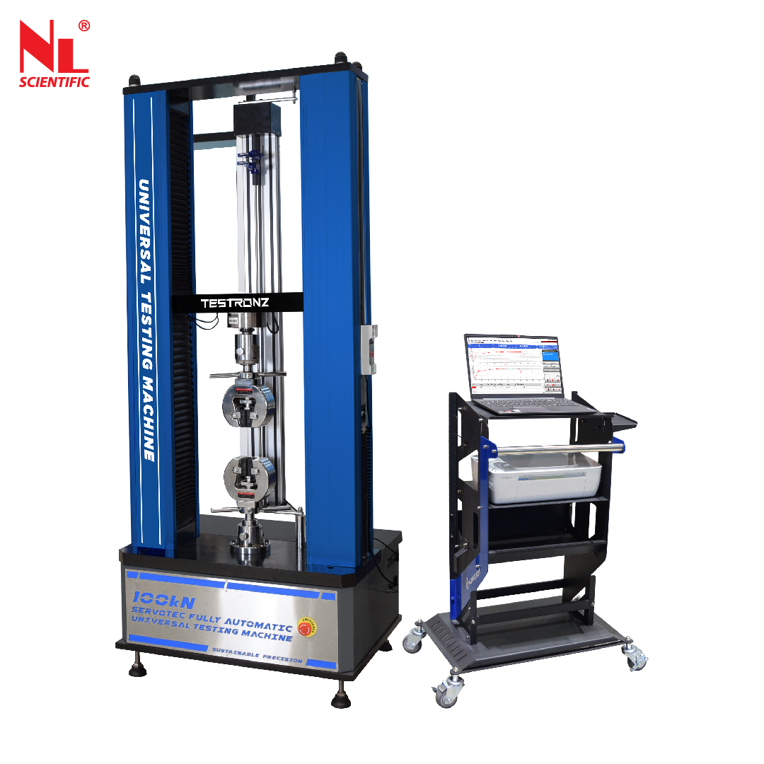 Universal Testing Machine 100kN Servo Fully Automatic